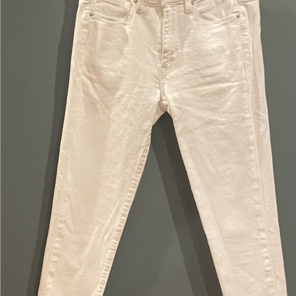 Joe's Jeans white Skinny Denim with Subtle Sheen